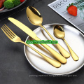 Stainless Steel Western Dinner Knife Fork Tablespoon Cutlery Set